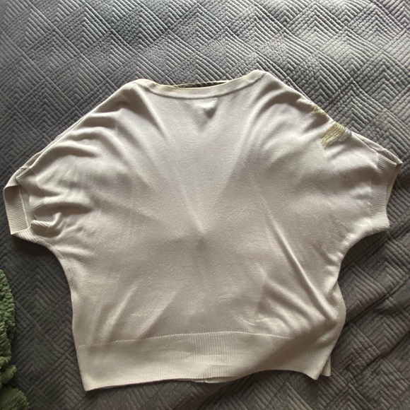 Gorgeous Sequined Cardigan Top - INC - Shortsleeve - Picture 2 of 7